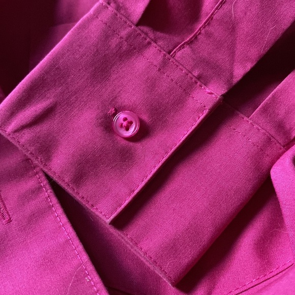 Foxcroft pink button down blouse size 8 - Picture 4 of 7
